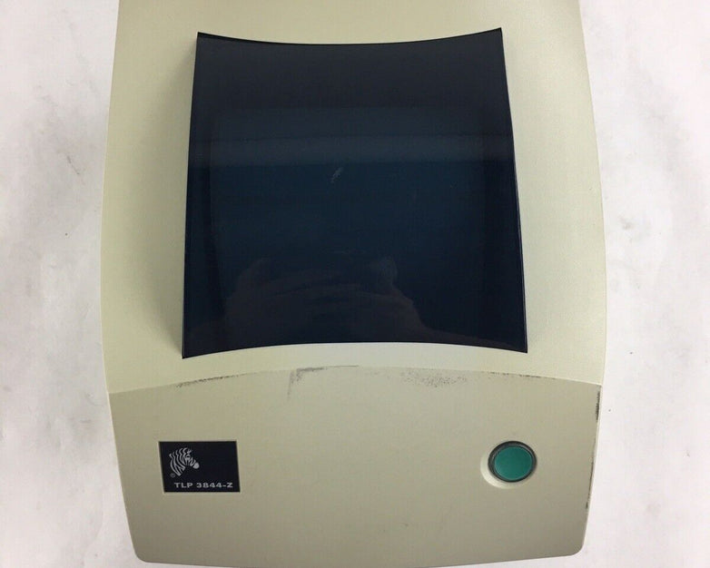 Zebra TLP 3844-Z Thermal Printer Self Tested Parts and Repair No Power Supply