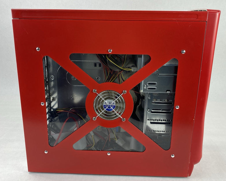 Unbranded Mid ATX Red Computer Case with 380W Power Supply