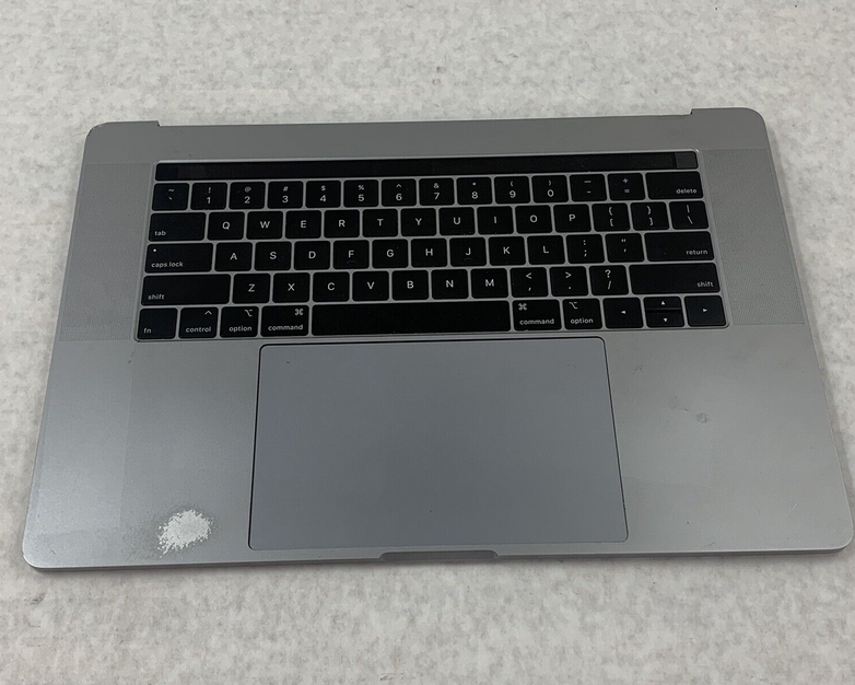 Apple Macbook Pro 15" A1990 Silver Top Palm Rest Trackpad Assembly