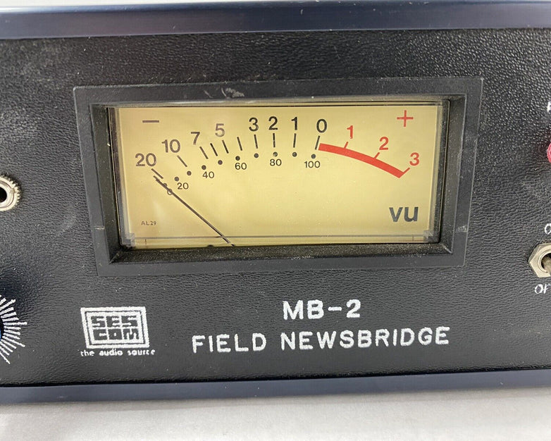 For Parts or Repair Sescom MB-2 Field Newsbridge Microphone Level Balancer