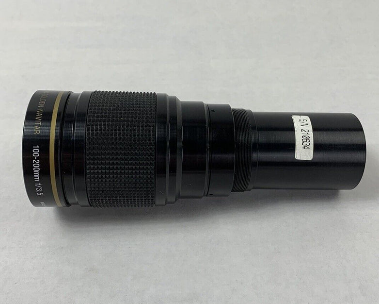 D.O. Industries Golden Navitar 100-200mm f/3.5 Projection Lens