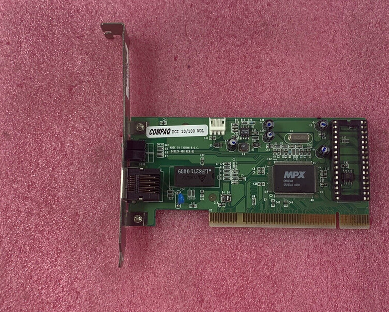 Lot of 2 Compaq 157045-001 10/100 WOL PCI NIC Ethernet Controller 153110-001