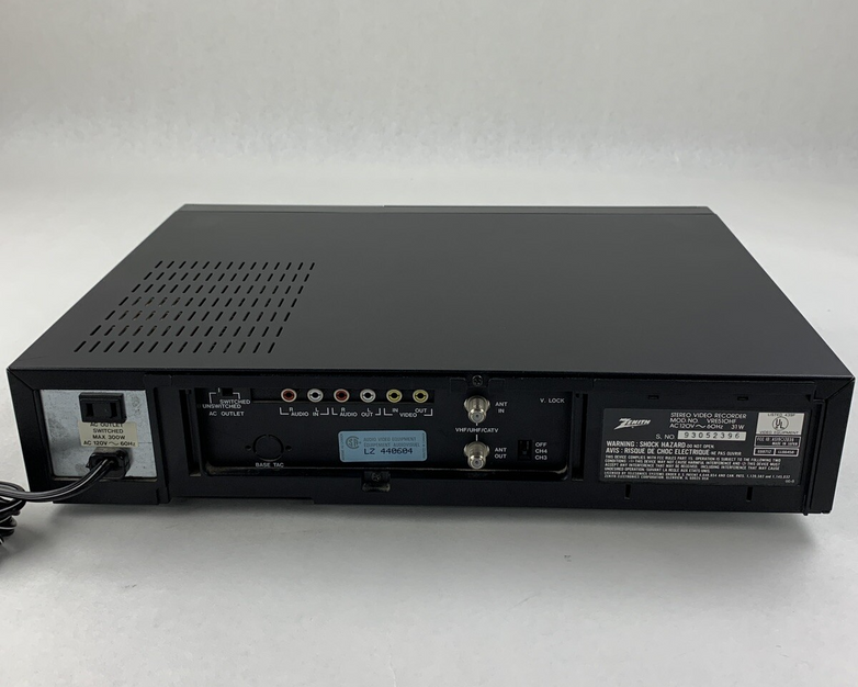 Zenith VRE510HF 4-HEAD Player Recorder Tested White Bar on Top and Bottom