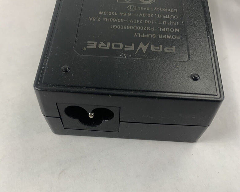 Lot of 2 Panfore PS200D06500G1 20V 6.5A 130W AC Adapter Power Supply