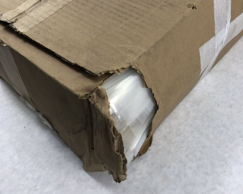 Open Box - 12x12 Inch, Clear Layflat Poly Bags 4 Mil - 1000