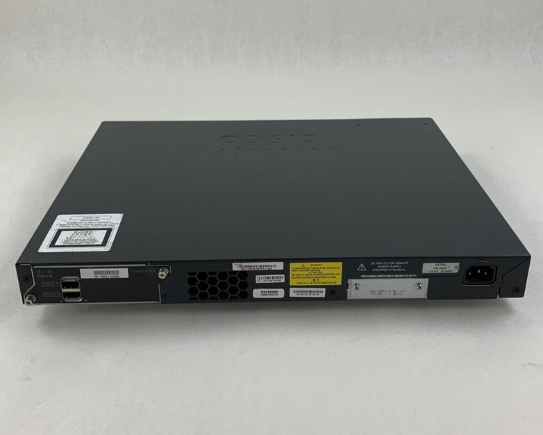 Cisco WS-C2960X-48FPS-LV05 48Port POE+ Switch Tested W/C2960X-STACK No OS