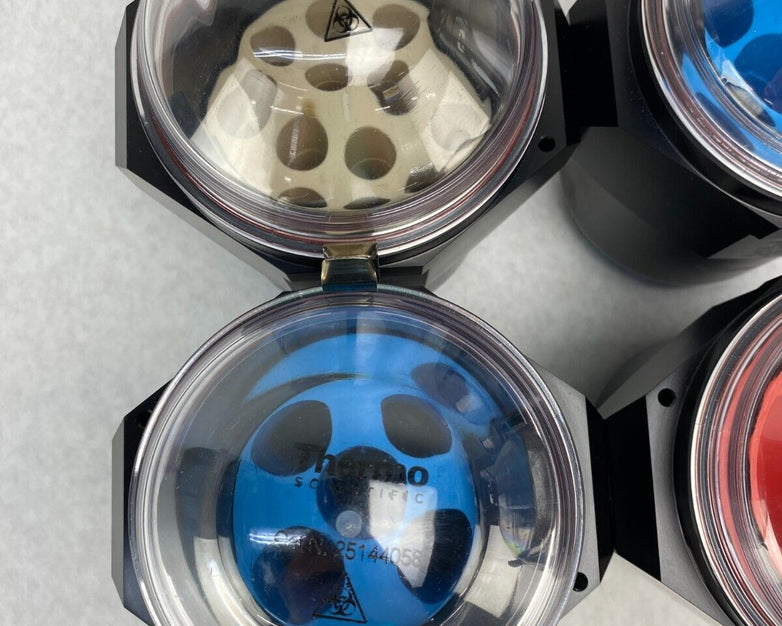 Lot of 6 Thermo Scientific Cat No. 11178135 P60/RP6 Centrifuge Buckets