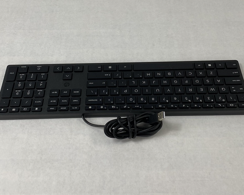Lot of 2 HP 320K TPA-D002K Wired Desktop USB Keyboard Tested