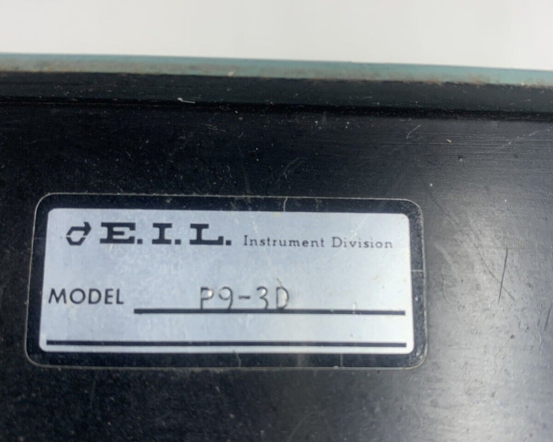 EIL Instrument Division P9-3D Channel Analog Meter