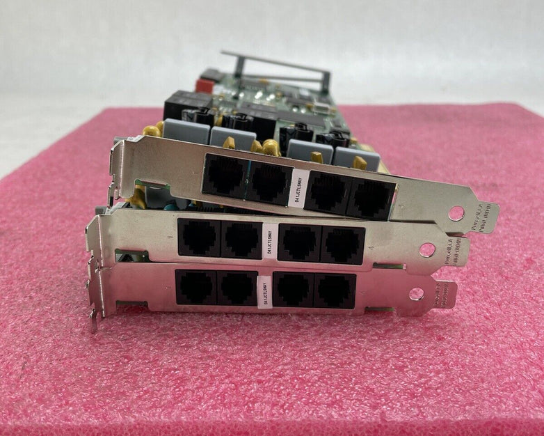 Dialogic PCI Voice Fax Board D/41JCT-LS x3 w/Cable