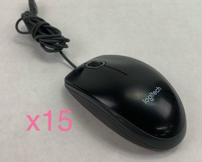 Logitech M-U0026 Wired USB Mouse (Lot of 15)