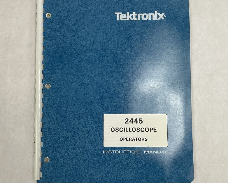 Tektronix 070-3829-00 2445 Oscilloscope Service Manual