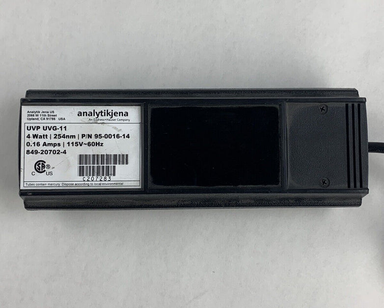 Analytikjena UVP UVG-11 UV Lamp 4-Watt 254nm 95-0016-14 Tested
