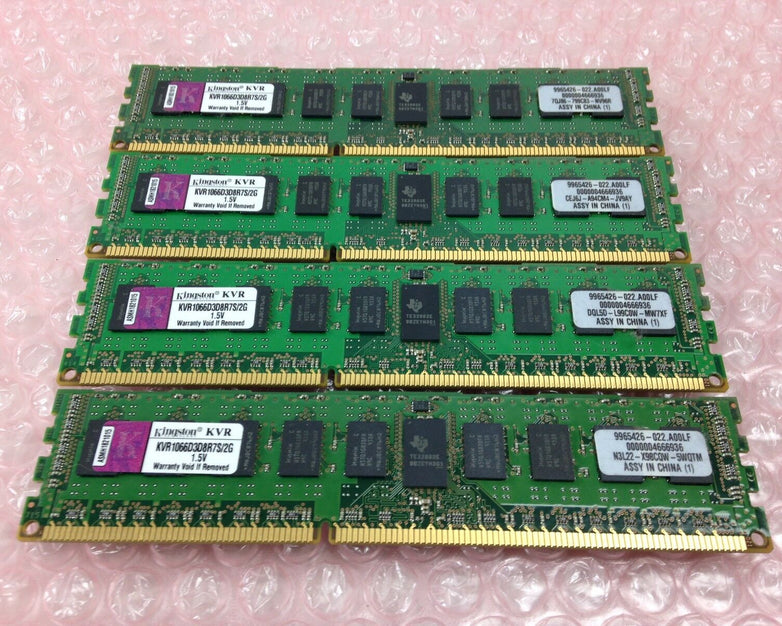 Kingston 8GB (4x2GB) kvr1066d38r7s/2g 1.5V KVR Series Server Memory RAM
