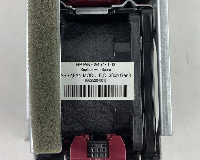 HP 654569-002 Server 6-Slot Fan Cage w/ Fans