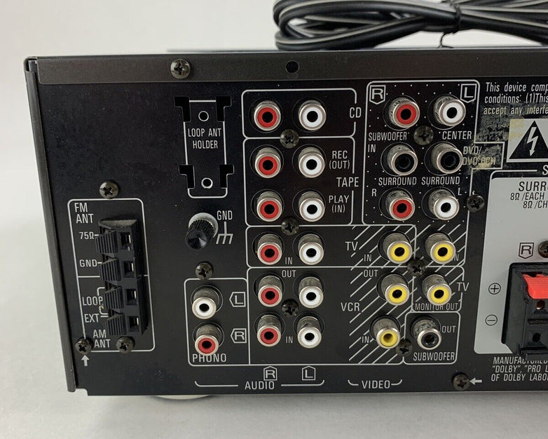 Technics SA-AX540 Stereo Receiver Tested Loud Fan No Remote