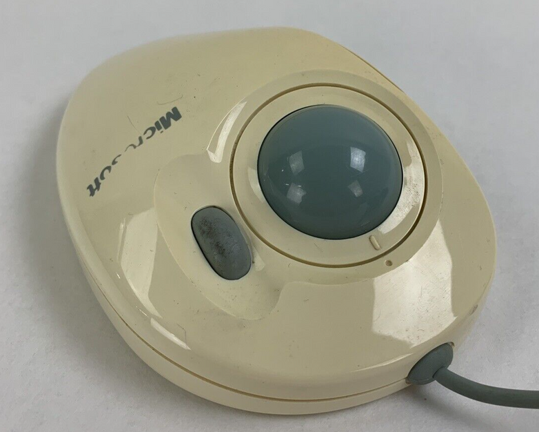 Microsoft X03-09209 Intellimouse Trackball PS/2 Vintage Tested