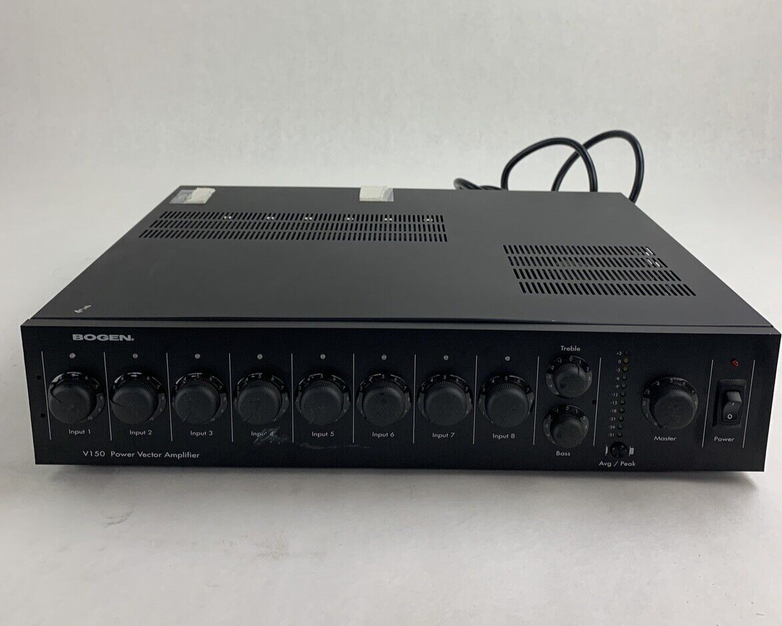 Bogen V150 Power Vector Modular Input AMP 150W Power Tested No Input Card
