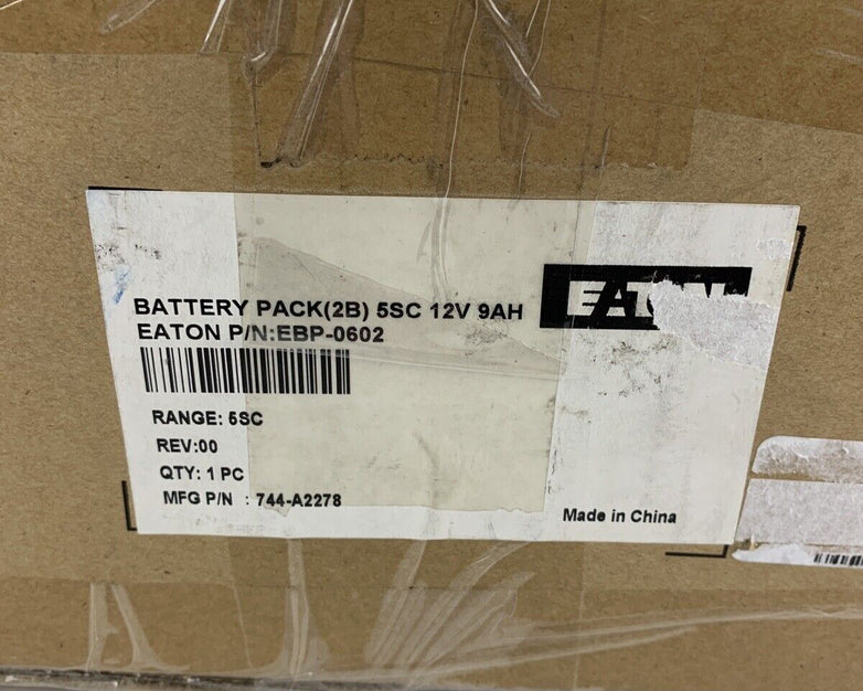 Eaton 744-A2278 Replacement Battery Pack Old Stock MFG 2/2024 Recharge 4/2025