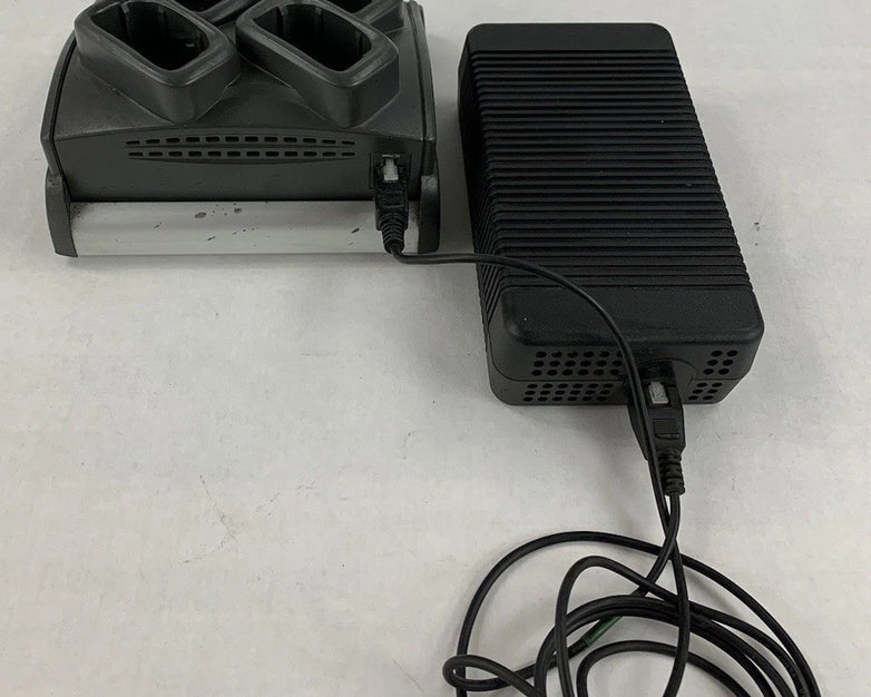 Symbol SAC9000-4000 4-Bay Battery Charger w/PWRS-14000-241R Power Supply