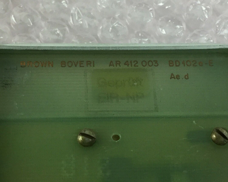 BROWN BOVERI AR412003 BD102a-E