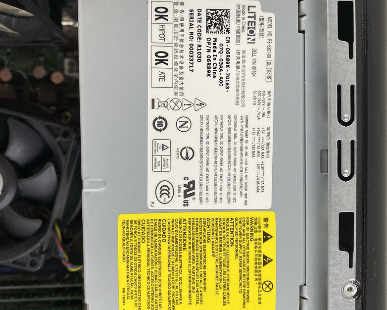 Dell Inspiron 570 MT AMD Athlon II x2 240 2.80GHz 4GB RAM No HDD No OS