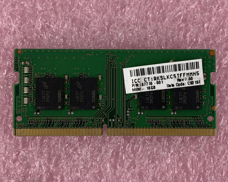 Micron MTA16ATF2G64HZ-2G3E1 16 GB 2Rx8 PC4-2400T Laptop Memory RAM SO-DIMM