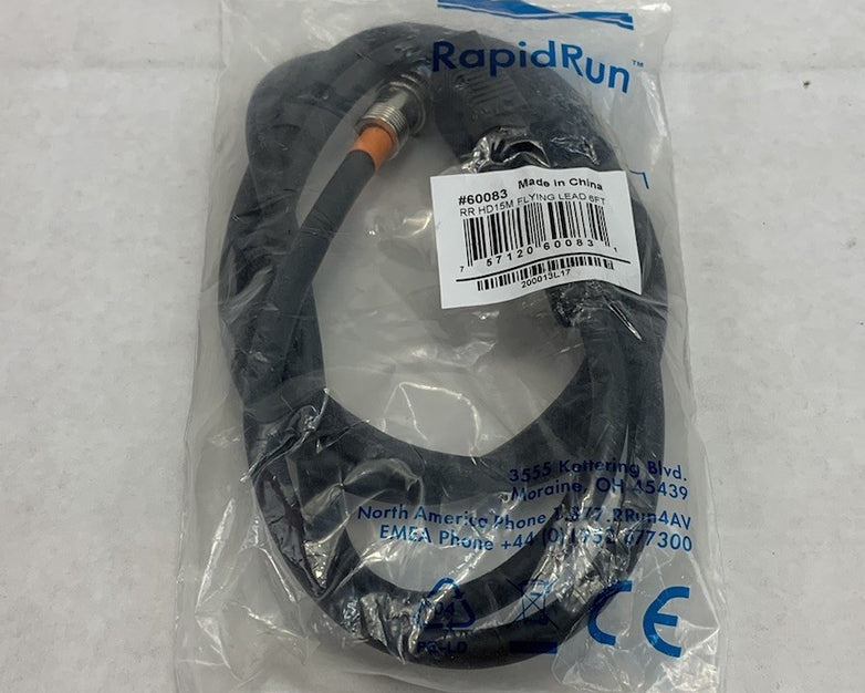 RapidRun 60083 RR HD15M Flying Lead 6FT (Lot of 2)