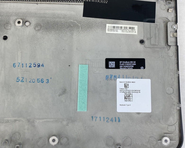 HP EliteBook 850 G3 Laptop Bottom Base Cover 821181-001