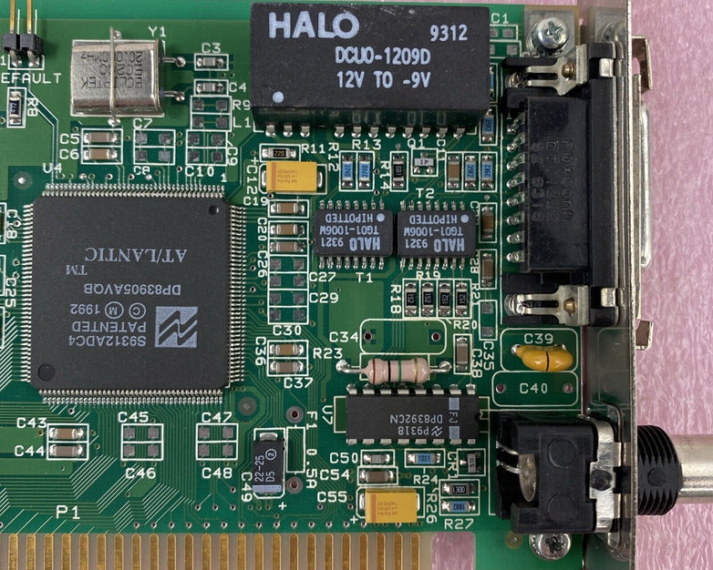 National Semiconductor 990010821-100 ISA Ethernet Adapter UNTESTED