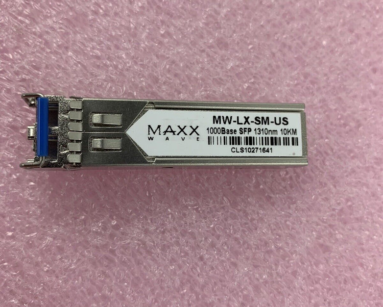 MAXX WAVE MW-LX-SM-US 1000Base SFP Module 1310nm 10KM (Lot of 3)