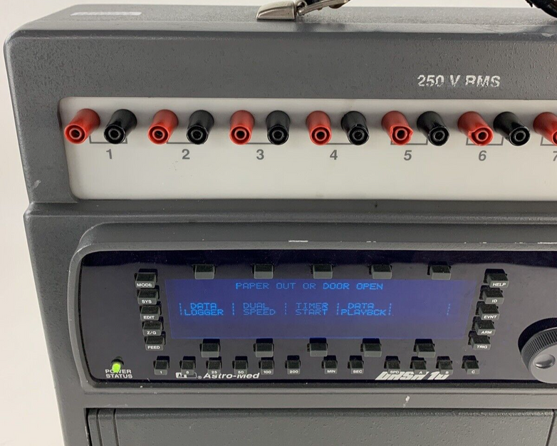 Astro-Med Dash 10 250v RMS Data Logger Powers On