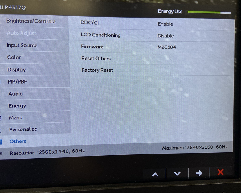 Dell Flat Panel Multi Client Monitor P4317Qc 43" In 4k UHD 3840x2160 With Stand