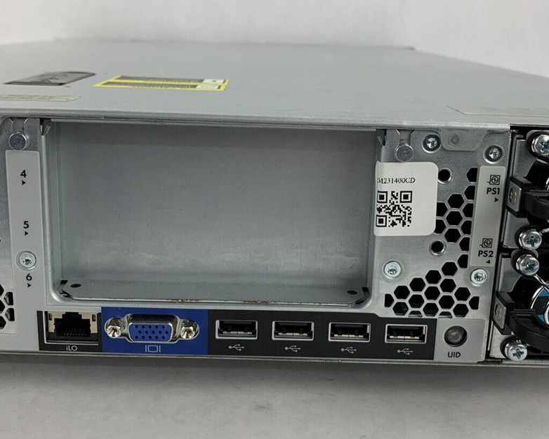 HP ProLiant DL380p Gen 8 2x E5-2609 2.4 GHz 32 GB RAM NO HDD NO OS