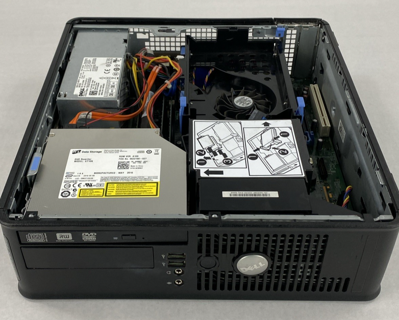 Dell OptiPlex 780 SFF Intel Core 2 Duo Q8400 2.66GHz 8GB RAM No HDD No OS