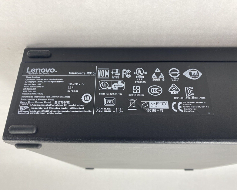 Lenovo ThinkCentre M910S SFF Intel Core i5-6500 3.20GHz 8GB RAM No HDD No OS