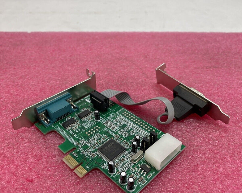 Startech 2 Port PCIe RS-232 Serial Card Low Profile PEX2S952LP 16950 UART
