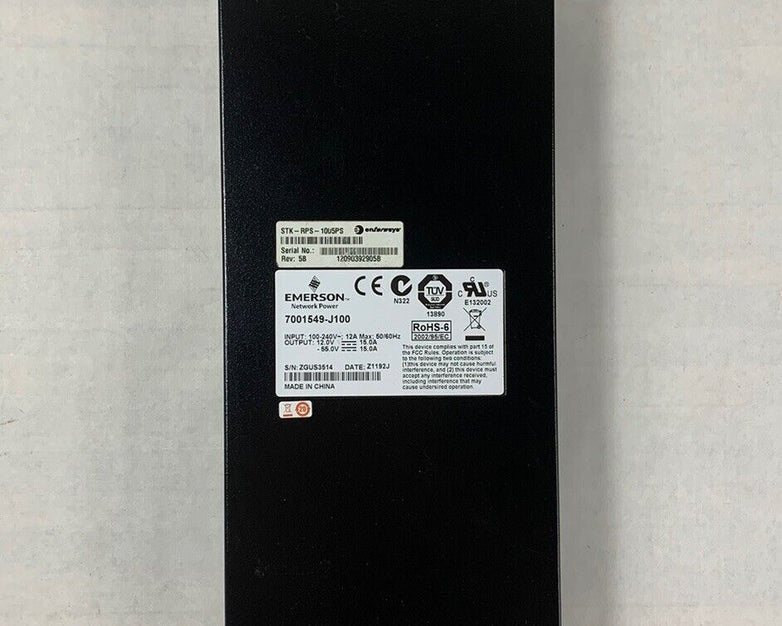 Emerson 7001549-J100 Power Supply 240V 60Hz 12A