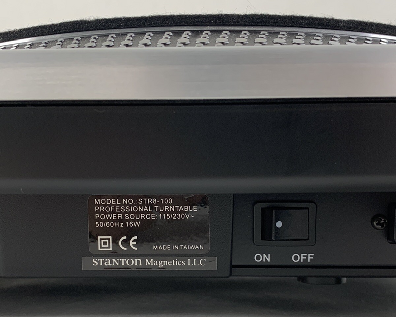 Stanton STR8-100 Digital Turntable Tested Needs New Needle