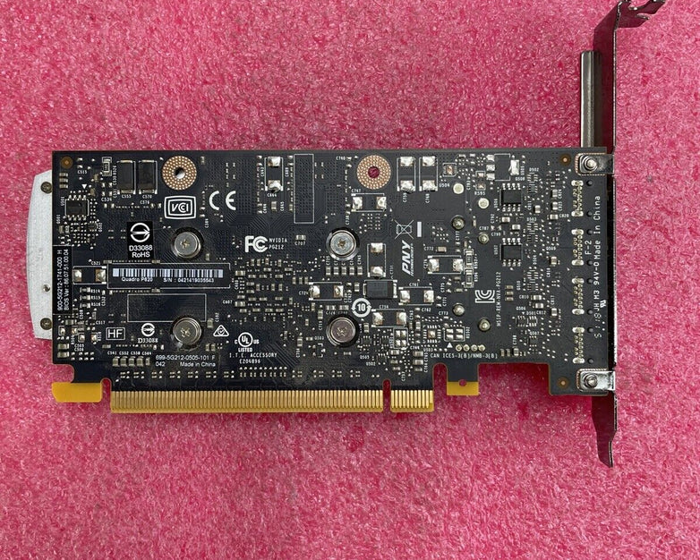 NVIDIA QUADRO P620 2GB GDDR5 PCIE Graphics Card 4x Mini DisplayPort