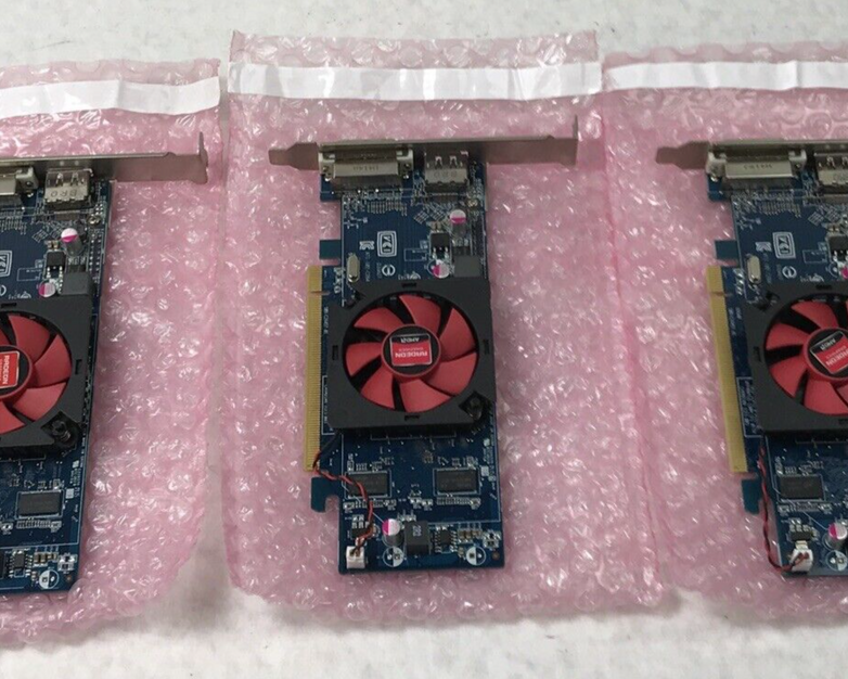 (Lot of 3) Dell Radeon UNNY4 3171K 1GB DVI Full Height Video Video Card (Tested)