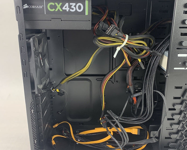 Asus ATX Mid Tower Computer Case w/ Corsair CX430 430W Power Supply