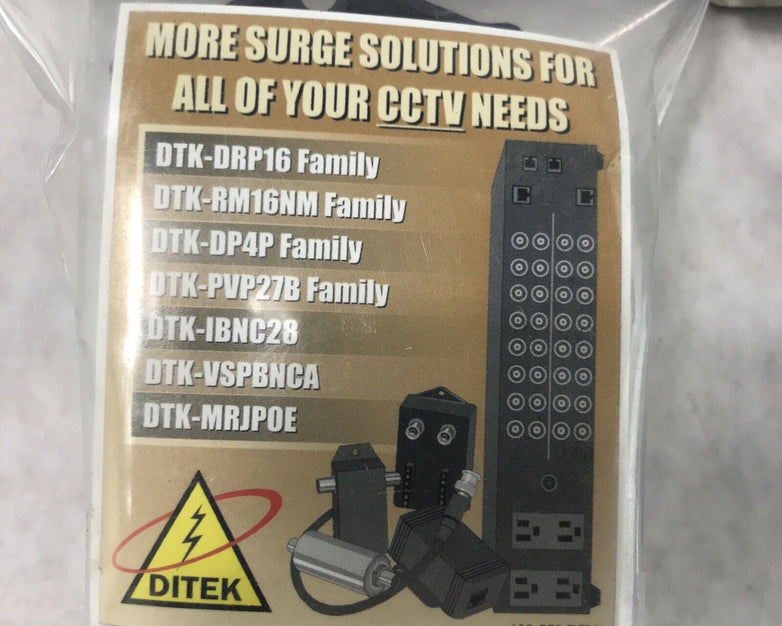 Ditek DTK-PVP27BTPV Analog HDCCTV Camera Surge Protection (Lot of 2)