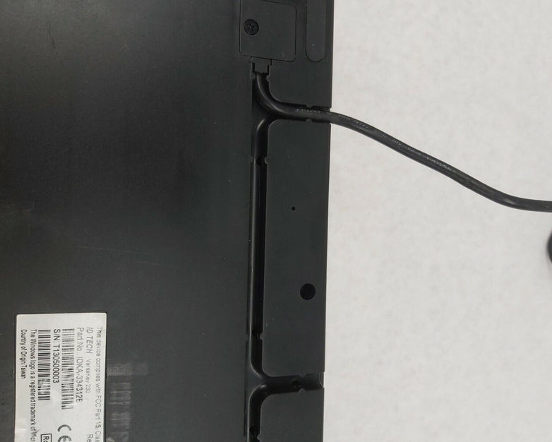 ID Tech IDKA-334312B Magstripe Card Reader Keyboard