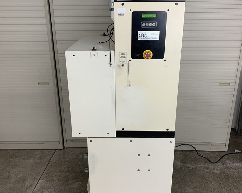 CBG Biotech SLV-99U (L) Xylene and Alcohol Solvent Recycling System Power On