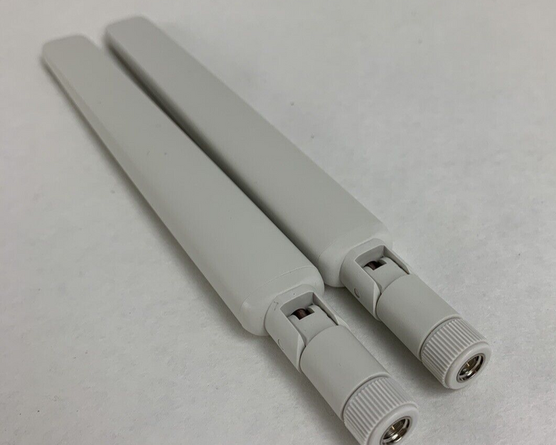 New Box Opened Pair of At&t VAB-1 Router Antennas White