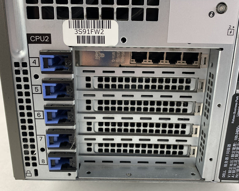 Dell PowerEdge T640 Tower Server 2x Gold 6125 2.6 GHz 64 GB Ram No OS No HDD