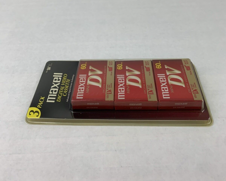 3-Pack Maxwell DVM60SE Digital Video Cassette