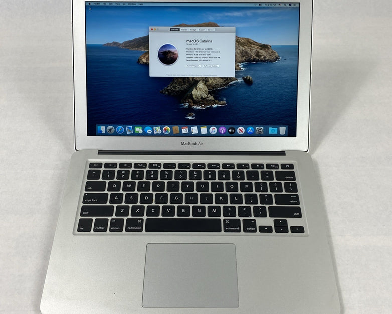 Apple MacBook Air A1466 2012 13" 1.7GHz i5 4GB RAM 60GB SSD os10.15.7 273 Cycles