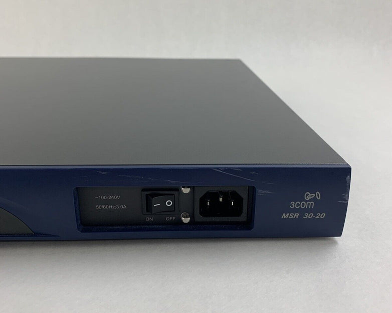 3COM MSR30-20 PoE Network Ethernet Switch Wiped Compact Flash w/ OS